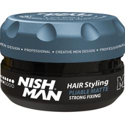 Nishman M9 Fibre Matte Wax - włóknisty wosk do stylizacji fryzur, 100ml