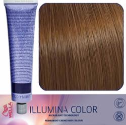 Wella Illumina Color - profesjonalna farba do włosów, 60ml 7/75 - Średni Blond Brązowo Mahoniowy