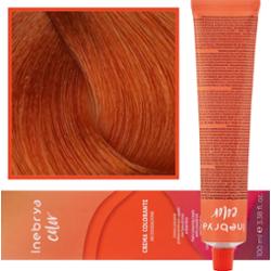 Inebrya Color - farba krem koloryzujący do włosów, 100ml 8/34 | Jasny Złoty Miedziany Blond