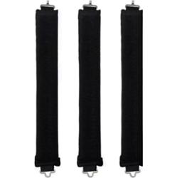 DeniCarte Wałki do kręcenia włosów, papiloty do loków i fal, czarne, 3szt