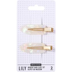 Sister Young Lily - klipsy do włosów do makijażu, różne kolory, 2szt Mermaid | Syrenkowy