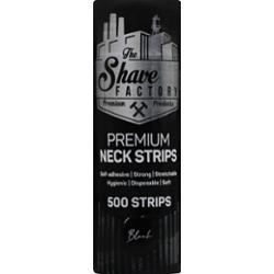 The Shave Factory Neckpaper - papierowy kołnierz fryzjerski w rolce, kolor czarny