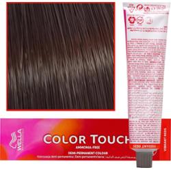 Wella Color Touch - profesjonalna farba do włosów bez amoniaku, 60 ml 4/57 Średni Brąz Mahoniowo-Brązowy