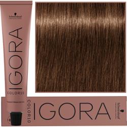 Schwarzkopf Professional Igora Royal Color 10 – 10-minutowa farba do włosów, 60ml 6-65 | Ciemny Blond Czekoladowo-Złoty