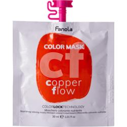 Fanola Color Mask - koloryzująca maska do włosów, różne kolory 30ml Copper Flow