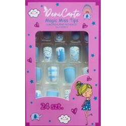 Deni Carte Tipsy Kids - tipsy przyklejane dla dzieci, różne wzory Króliczki | Niebiesko-Błękitne