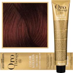 Fanola Oro Therapy - farba do włosów bez amoniaku, pełna paleta kolorów 6,46 | Ciemny Miedziany Czerwony Blond