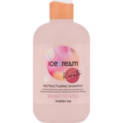 Inebrya Ice Cream Keratin Restructuring Shampoo odżywczy szampon przeciw puszeniu się włosów 300 ml