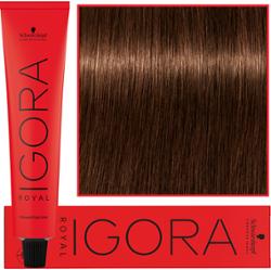 Schwarzkopf Professional Igora Royal - trwała farba do włosów o innowacyjnej formule, 60ml 5-57 | Jasny Brąz Złoto Miedziany