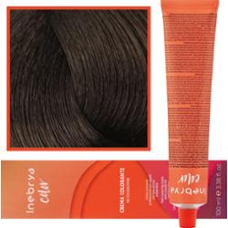 Inebrya Color - farba krem koloryzujący do włosów, 100ml 5/73 | Jasny Brązowy Złoty Kasztanowy