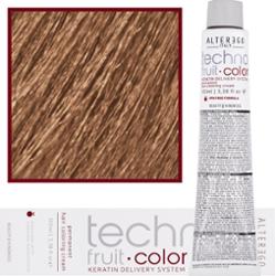Alter Ego Technofruit Color - farba z keratyną do trwałej koloryzacji włosów, 100ml 8/3 | Jasny Blond Złoty