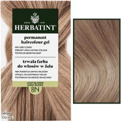 Herbatint Permanent Haircolour Gel – trwała, ziołowa farba do włosów w żelu, 170ml 8N | Jasny Blond