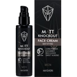 Masveri Face Cream Matt Knockout Mattyfying – krem do twarzy dla mężczyzn, 75ml