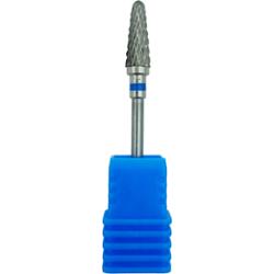 Frez Karbidowy Stożek - frez do manicure paznokci długi, cienki, niebieski