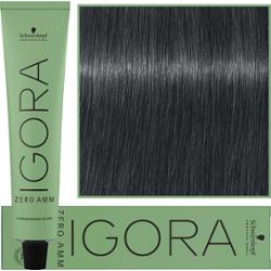 Schwarzkopf Professional Igora Zero Amm - profesjonalna farba do włosów bez amoniaku, 60ml 7-21  |  Średni Blond Popielaty Cendre