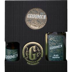 Groomen Earth Zestaw do Brody – szampon, balsam i olejek, 150ml+50g+50ml