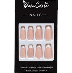 Deni Carte Tipsy French - sztuczne paznokcie w stylu francuskim, różne wzory Classic French | Klasyczny French