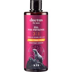 Duetus For Men - energetyzujący żel pod prysznic dla mężczyzn 3w1, 300ml