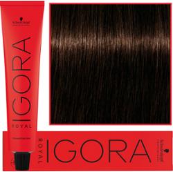 Schwarzkopf Professional Igora Royal - trwała farba do włosów o innowacyjnej formule, 60ml 4-46 | Średni Brąz Beżowo Czekoladowy