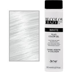 Be Hair Be Color Crazy – toner do włosów w żelu z keratyną, bez amoniaku, 150ml White | Biały