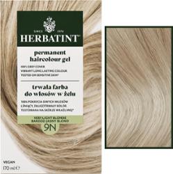 Herbatint Permanent Haircolour Gel – trwała, ziołowa farba do włosów w żelu, 170ml 9N | Bardzo Jasny Blond