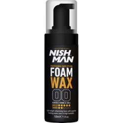 Nishman Foam Wax 00 - wosk do stylizacji włosów w piance, 150ml