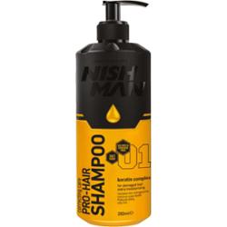 Nishman Correcting Care Hair-Pro - szampon do włosów z keratyną, 1250ml