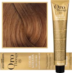 Fanola Oro Therapy Color Keratin Oro Puro profesjonalna permanentna farba do włosów 7.3 100 ml