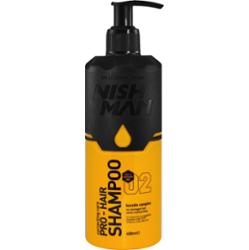 Nishman Correcting Care 02 Keratin Complex - szampon do włosów zniszczonych, 400ml