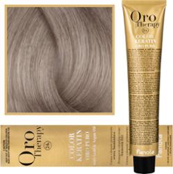 Fanola Oro Therapy - farba do włosów bez amoniaku, pełna paleta kolorów 9,1 | Bardzo Jasny Popielaty Blond