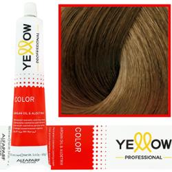 Alfaparf Yellow - trwała farba do włosów z aloesem i kiełkami pszenicy, 100ml 8,3 | Jasny Złoty Blond