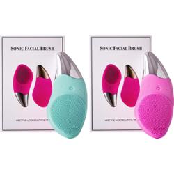 Soniczna szczoteczka do oczyszczania twarzy różne kolory Różowa