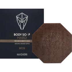Masveri Body Soap Hard - peelingująco-wygładzające mydło do ciała, 100g