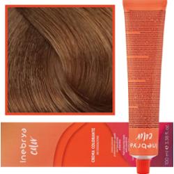 Inebrya Color - farba krem koloryzujący do włosów, 100ml 8/7 | Jasny Brązowy (Dąb) Blond