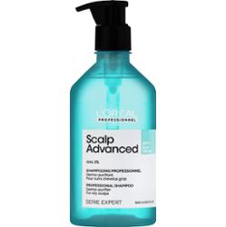 Loreal Scalp Advanced - szampon do włosów przetłuszczających się z 3% AHA, 500ml