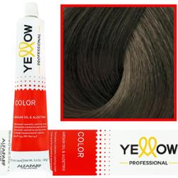 Alfaparf Yellow - trwała farba do włosów z aloesem i kiełkami pszenicy, 100ml 8,1 | Jasny Popielaty Blond