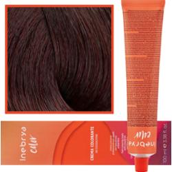 Inebrya Color - farba krem koloryzujący do włosów, 100ml 5/5 | Jasny Mahoniowy Kasztanowy