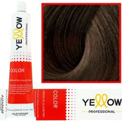 Alfaparf Yellow - trwała farba do włosów z aloesem i kiełkami pszenicy, 100ml 5,3 | Jasny Złoty Brąz