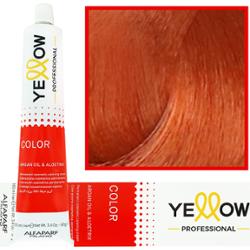 Alfaparf Yellow - trwała farba do włosów z aloesem i kiełkami pszenicy, 100ml 8,4 | Jasny Miedziany Blond