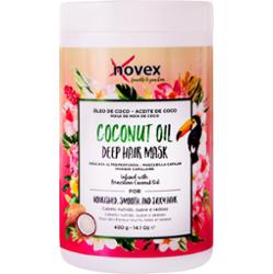 Novex Coconut Oil Mask - wygładzająca maska do włosów zniszczonych, 400g
