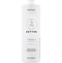 Kemon Actyva Equilibrio - szampon do przetłuszczającej się skóry głowy, 1000ml