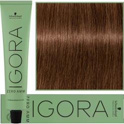 Schwarzkopf Professional Igora Zero Amm - profesjonalna farba do włosów bez amoniaku, 60ml 5-5  |  Jasny Brąz Złoty
