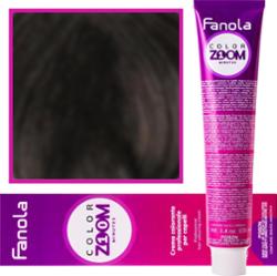 Fanola Color Zoom - krem do farbowania włosów cała paleta, 100 ml 6.71 Zimny ciemny brązowy blond