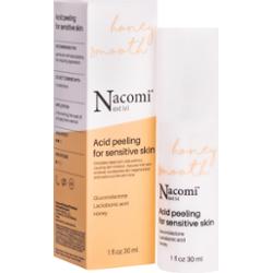 Nacomi Next Level Honey Smooth – peeling kwasowy do cery wrażliwej, 30 ml