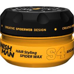 Nishman Spider Wax S4 Argan - włóknista pomada do włosów, 150ml