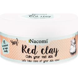 Nacomi Red Clay – czerwona glinka do twarzy do cery naczynkowej 100 g