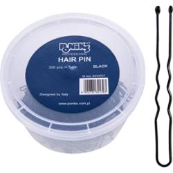 Poniks Kokówki fryzjerskie do włosów czarne 4,5cm, 300szt