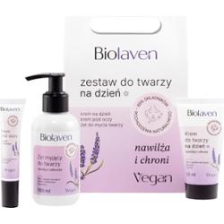 Biolaven Zestaw do twarzy na dzień (torebka) – kompleksowa pielęgnacja cery, 150ml+50ml+15ml