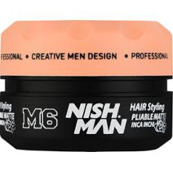 Nishman M6 Pliable Hair Paste - pasta do stylizacji włosów z Inca Inchi, 100ml