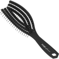 FOX kolor Nylon Black Mat - wentylowana szczotka do włosów, czarna